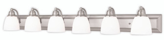 6 Light Brushed Nickel Bath Light (108|10506-91)