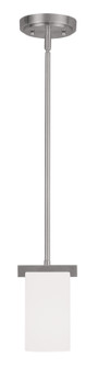 1 Light Brushed Nickel Mini Pendant (108|1321-91)