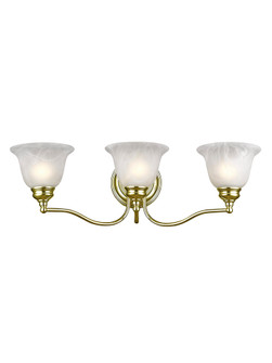 3 Light Polished Brass Bath Light (108|1353-02)