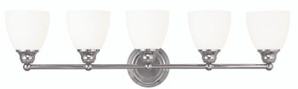 5 Light Polished Chrome Bath Light (108|13665-05)