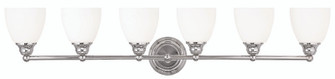 6 Light Polished Chrome Bath Light (108|13666-05)