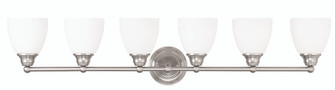 6 Light Brushed Nickel Bath Light (108|13666-91)