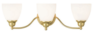 3 Light Polished Brass Bath Light (108|13673-02)