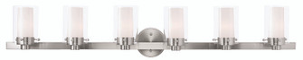 6 Light Brushed Nickel Bath Light (108|15456-91)
