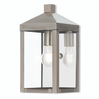 1 Lt BN Outdoor Wall Lantern (108|20582-91)