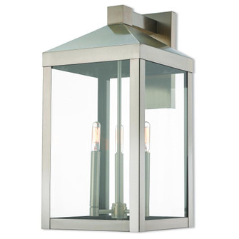 3 Lt BN Outdoor Wall Lantern (108|20585-91)