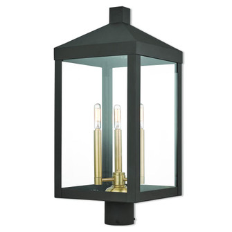 3 Lt BZ Outdoor Post Top Lantern (108|20586-07)