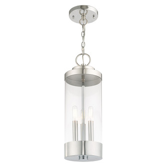 3 Lt Polished Chrome Outdoor Pendant Lantern (108|20727-05)