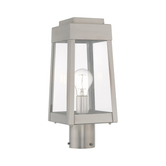 1 Lt Brushed Nickel Outdoor Post Top Lantern (108|20853-91)