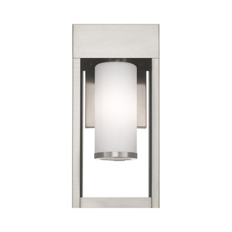 1 Lt Brushed Nickel Outdoor Wall Lantern (108|20982-91)