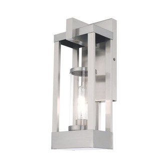 1 Lt Brushed Nickel Outdoor Wall Lantern (108|20992-91)