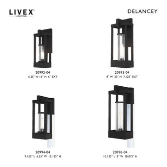 1 Lt Black Outdoor Wall Lantern (108|20993-04)