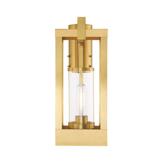 1 Lt Satin Brass Outdoor Post Top Lantern (108|20994-12)