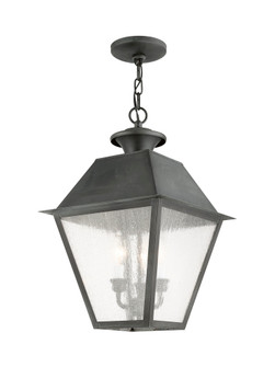 3 Light Charcoal Outdoor Chain Lantern (108|2170-61)