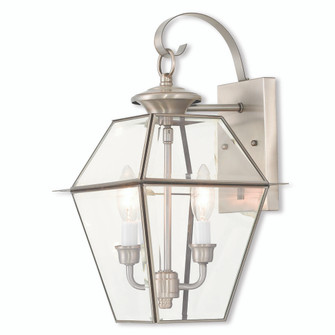 2 Light BN Outdoor Wall Lantern (108|2281-91)