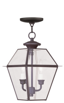 2 Light Bronze Outdoor Chain Lantern (108|2285-07)