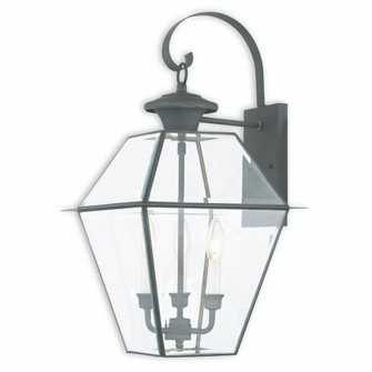 3 Light Charcoal Outdoor Wall Lantern (108|2381-61)