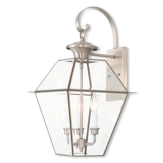 3 Light BN Outdoor Wall Lantern (108|2381-91)
