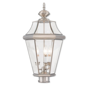 3 Light BN Outdoor Post Lantern (108|2364-91)