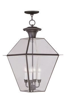 4 Light Bronze Outdoor Chain Lantern (108|2387-07)