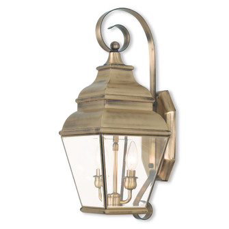 2 Light AB Outdoor Wall Lantern (108|2591-01)