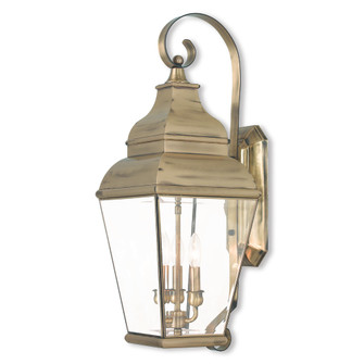 3 Light AB Outdoor Wall Lantern (108|2593-01)