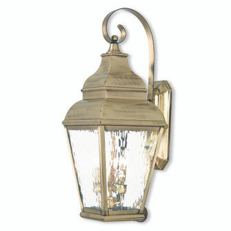 3 Light AB Outdoor Wall Lantern (108|2605-01)