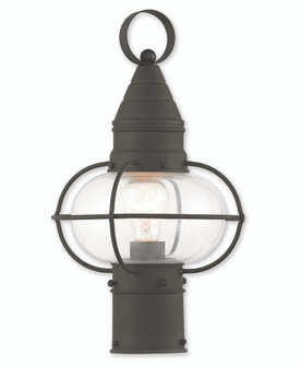 1 Light Black Outdoor Post Lantern (108|26902-04)
