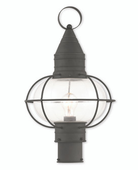 1 Light Black Outdoor Post Lantern (108|26905-04)