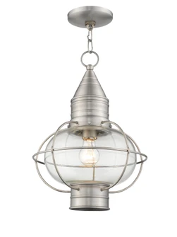 1 Light BN Outdoor Chain Lantern (108|26906-91)