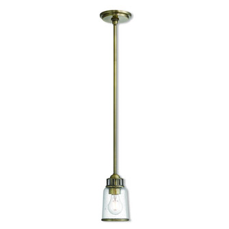 1 Lt AB Mini Pendant (108|40021-01)