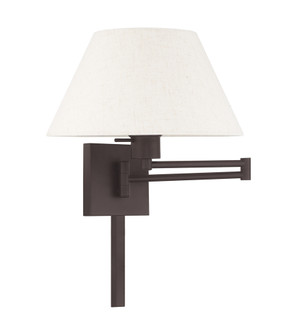 1 Lt Bronze Swing Arm Wall Lamp (108|40038-07)