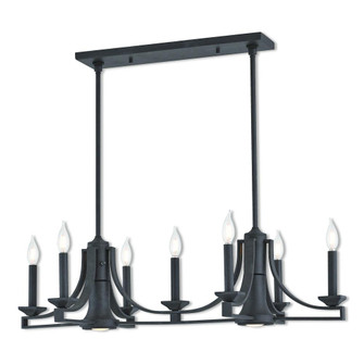 9 Lt BZ Linear Chandelier (108|40057-07)