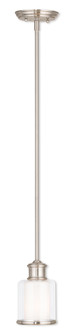 1 Light Brushed Nickel Mini Pendant (108|40210-91)