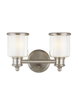 2 Light Brushed Nickel Bath Light (108|40212-91)