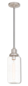1 Light Brushed Nickel Mini Pendant (108|40614-91)