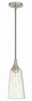 1 Light Brushed Nickel Mini Pendant (108|40637-91)