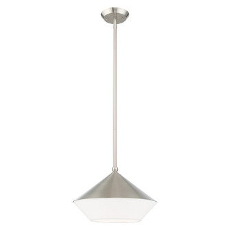 1 Lt Brushed Nickel Mini Pendant (108|40685-91)