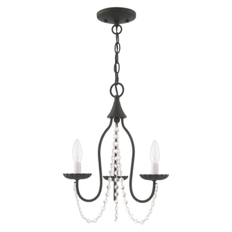 3 Lt Black Mini Chandelier (108|40793-04)