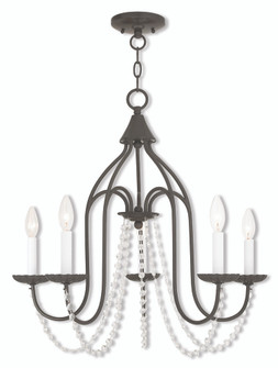 5 Light English Bronze Chandelier (108|40795-92)