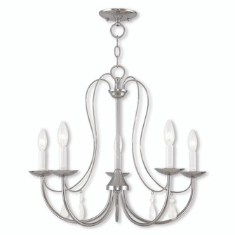 5 Light Polished Chrome Chandelier (108|40865-05)