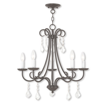 5 Light English Bronze Chandelier (108|40875-92)