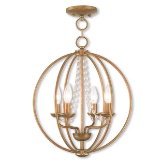 4 Light AGL Mini Chandelier/Flush Mount (108|40914-48)