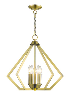 5 Light Antique Brass Chandelier (108|40925-01)