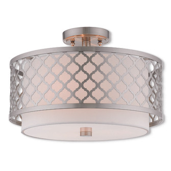 3 Lt BN Ceiling Mount (108|41108-91)