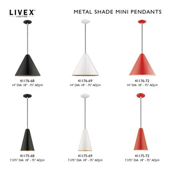 1 Lt Shiny White Mini Pendant (108|41176-69)