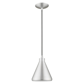 1 Lt Brushed Aluminum Mini Pendant (108|41177-66)