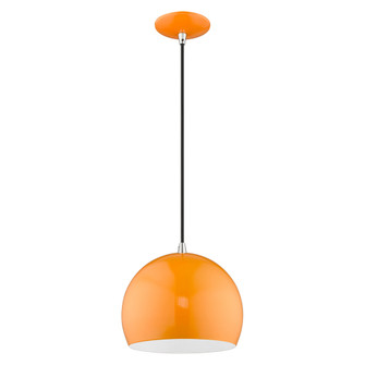 1 Lt Shiny Orange Mini Pendant (108|41181-77)
