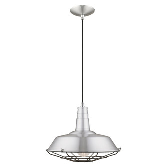 1 Lt Brushed Aluminum Mini Pendant (108|41184-66)