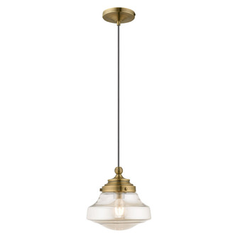 1 Lt Antique Brass Mini Pendant (108|41223-01)